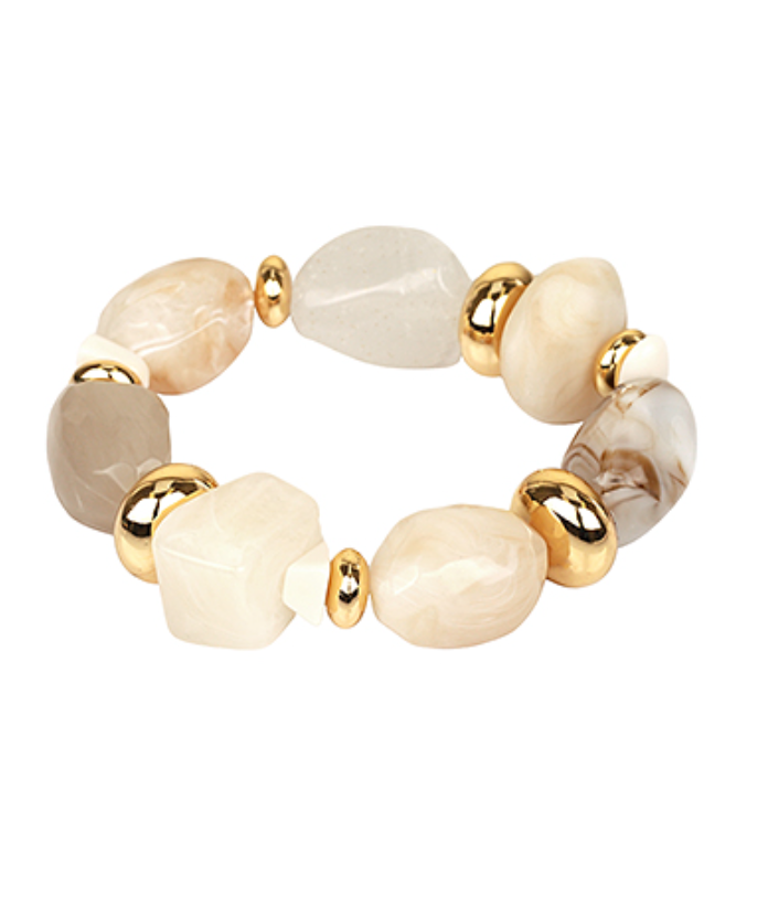 Nugget & Marble Stone Bracelet