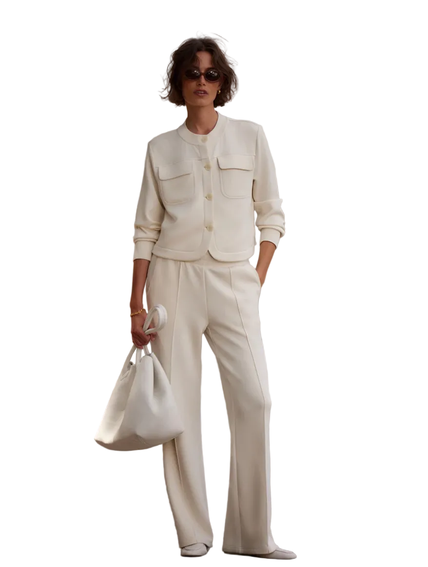 The Wide Leg Pant 30"-Pristine
