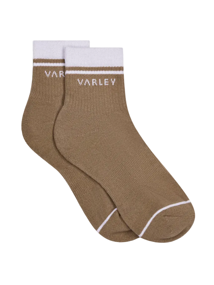 Lenni Half Crew Sock-Desert Taupe