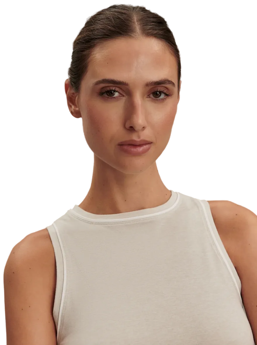 Lettie Tank-Pebble Marl