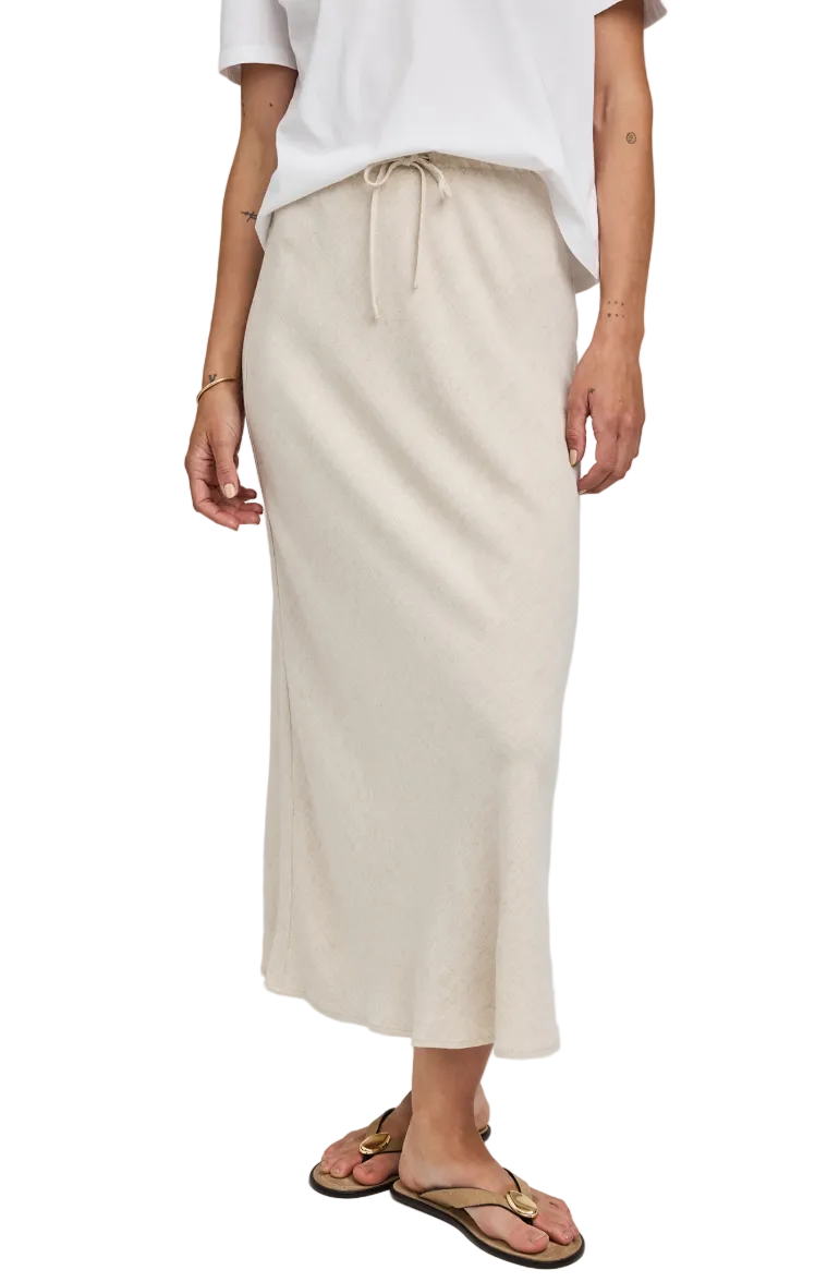 Cassia Linen Skirt-Linen