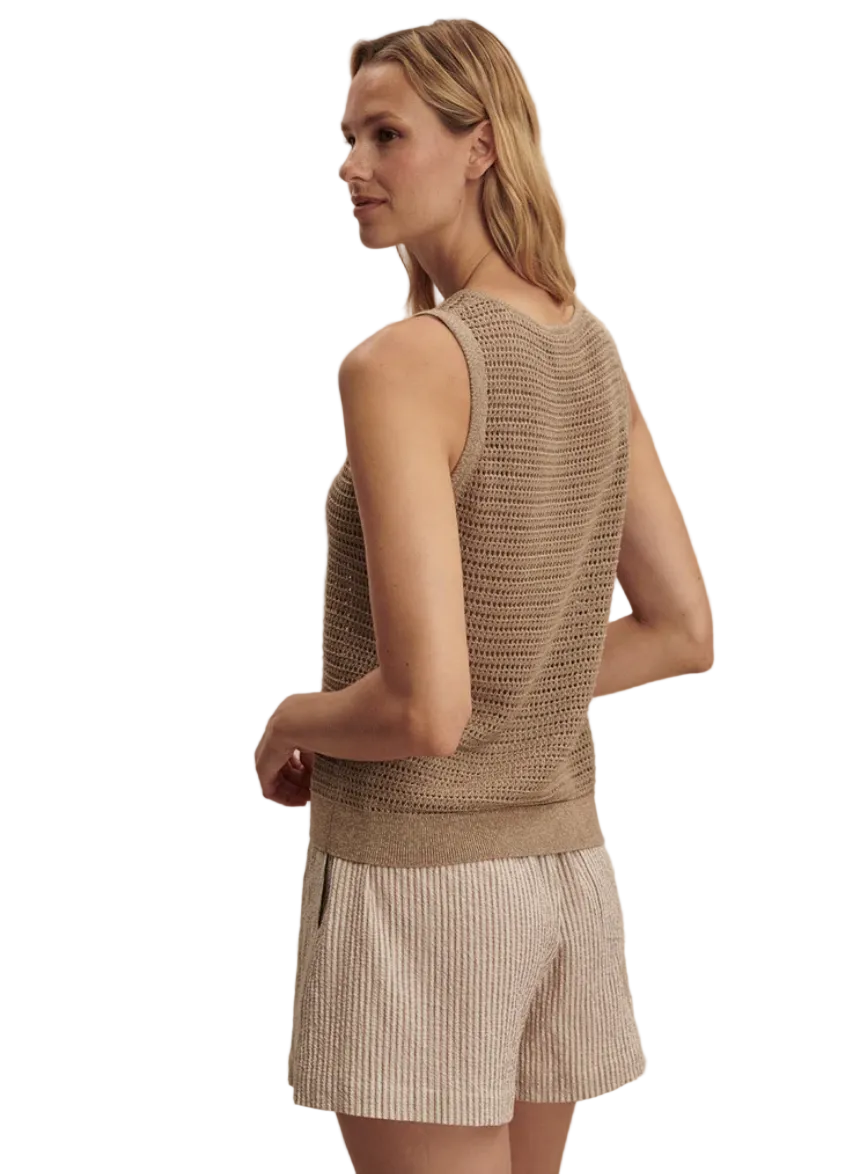Ramon Knit Tank-Tan