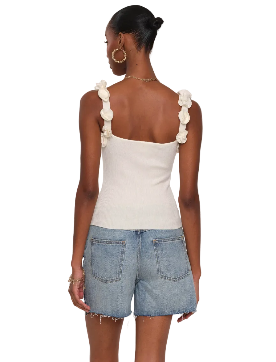 Marone Top-Ivory