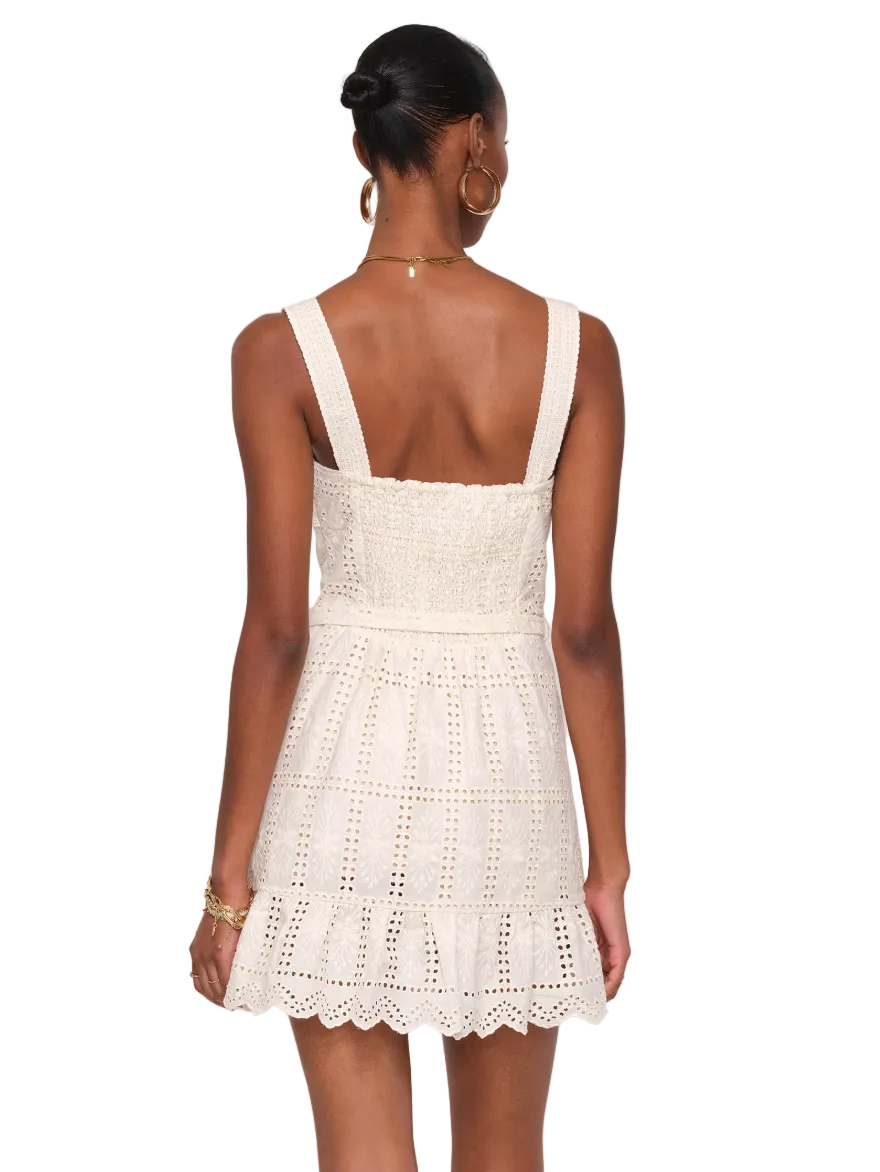 Meredith Romper-Ecru