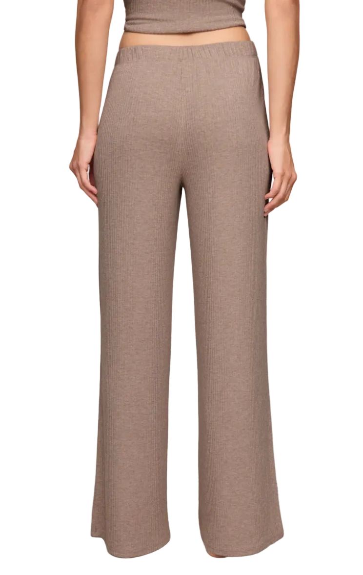 Just Right RIb Pant-Heather Ash