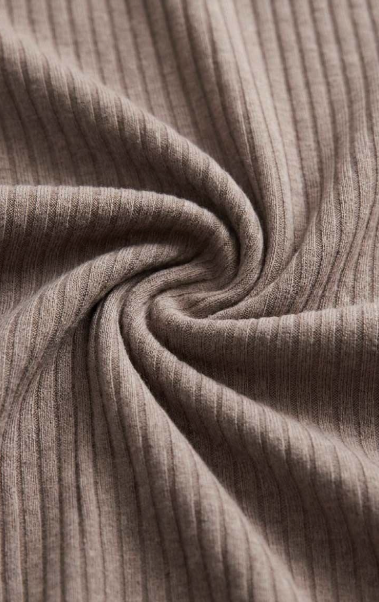 Just Right RIb Pant-Heather Ash