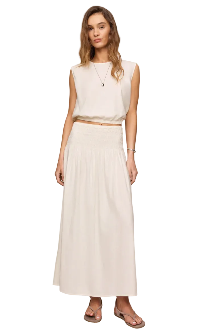 Brooke Skirt-Cream