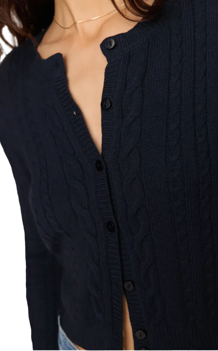 Cera Cardigan-Navy