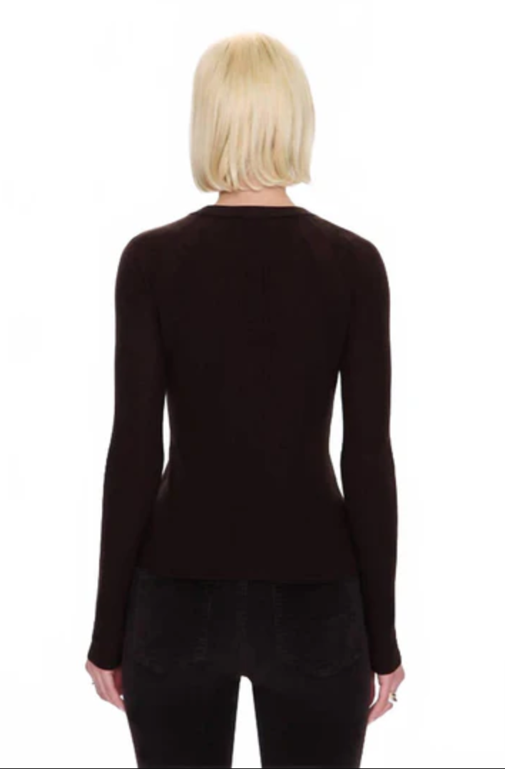 Juno Feather Weight Sweater-Mocha
