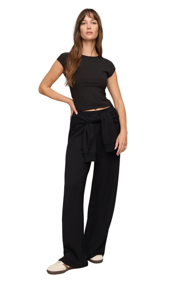Soft Trace Second Skin Top-Black