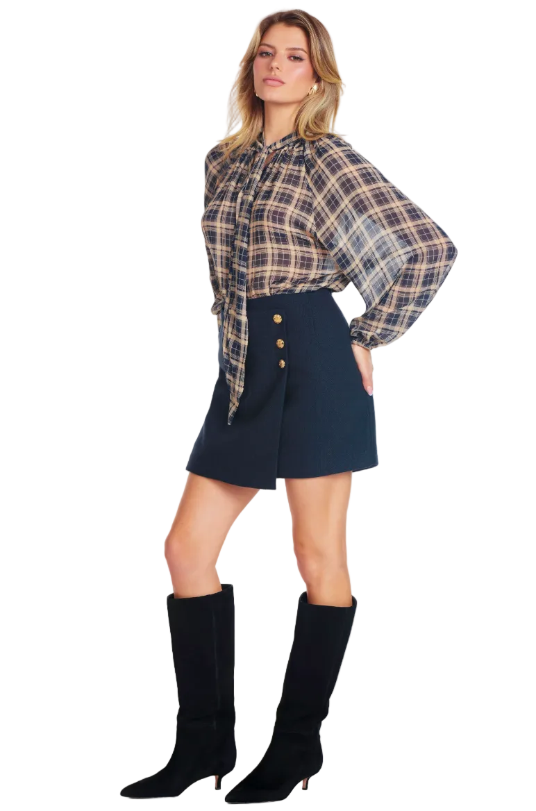 Nichols Mini Skirt-Navy