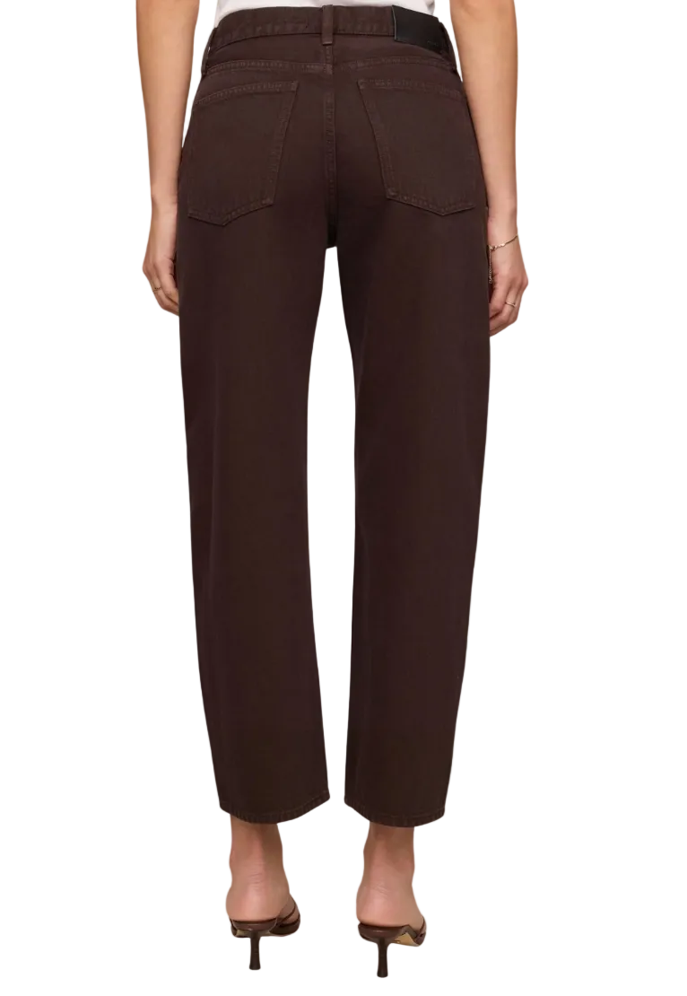 Off Duty Bowed Ankle Jean-Brown