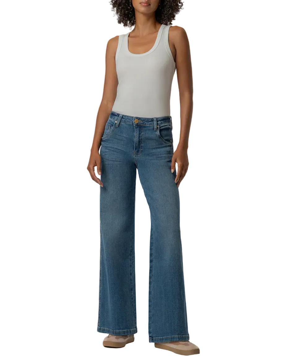 Jean Wide Leg Dip Jean-Incandescent