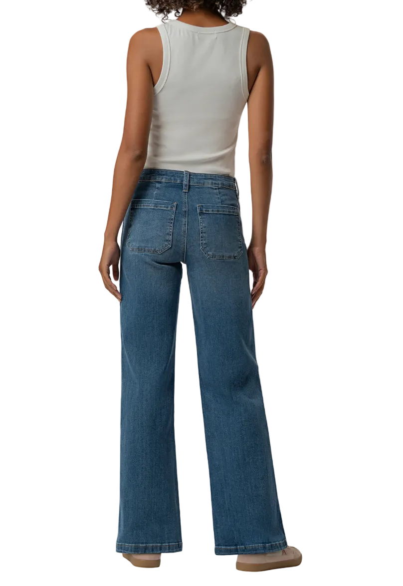 Jean Wide Leg Dip Jean-Incandescent