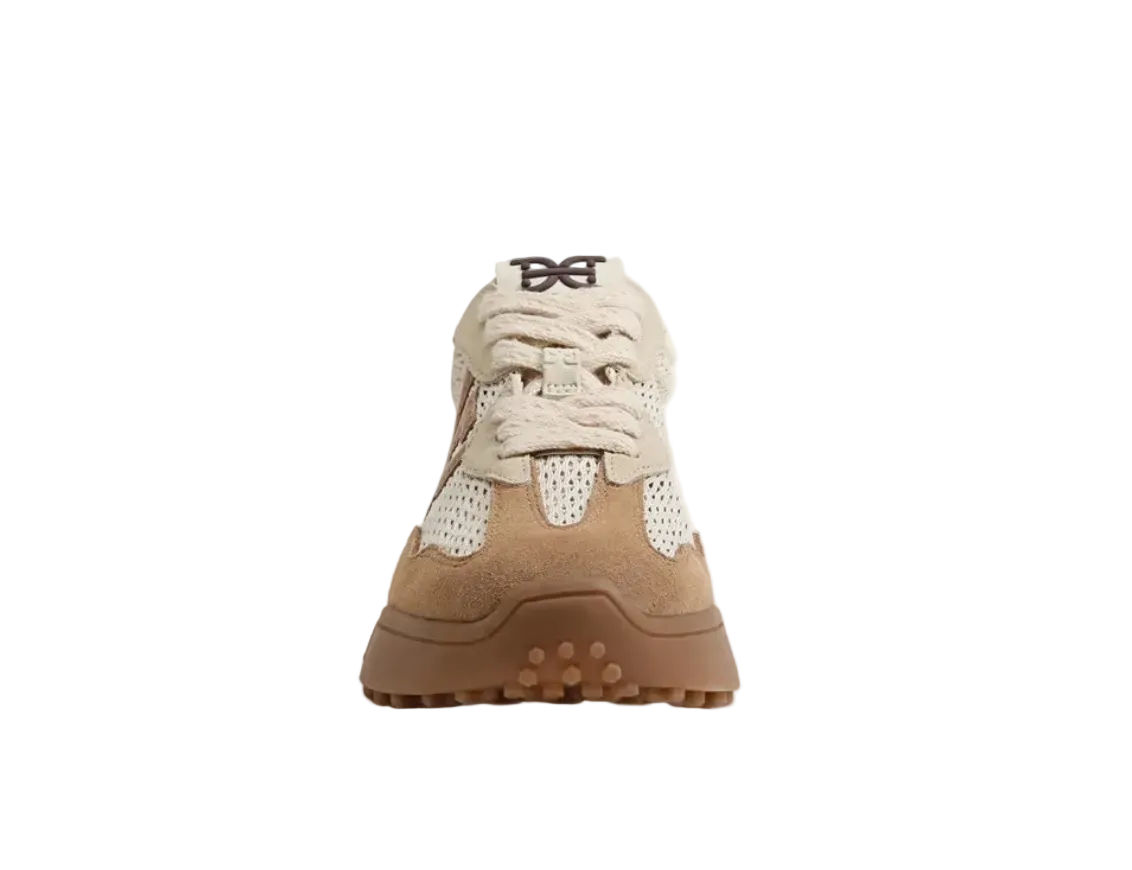 Langley Mesh Sneaker-Ivory/Tan