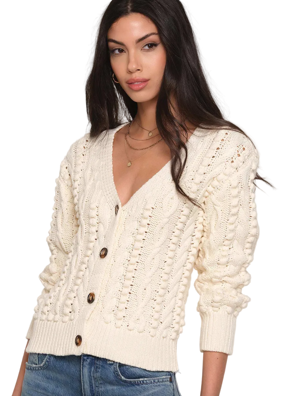 Winslet Cardi-Ivory