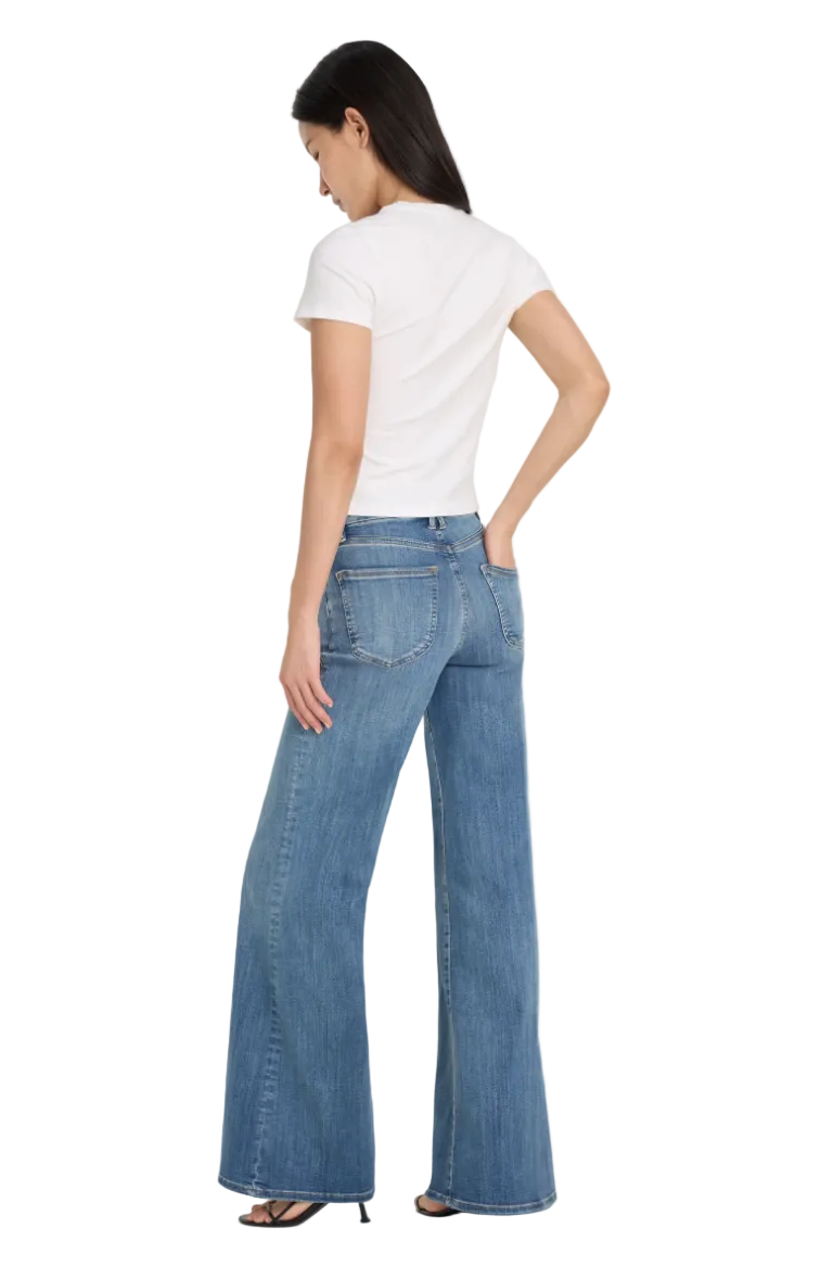 Good Waist Palazzo Jeans-Indigo