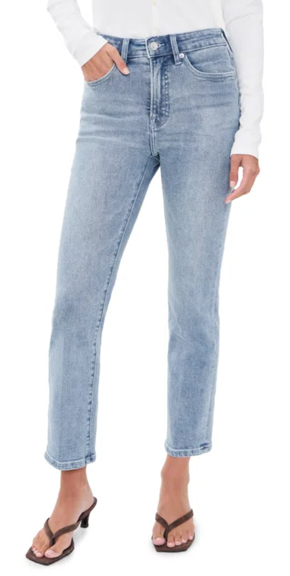 Good Legs Straight Jeans-Indigo