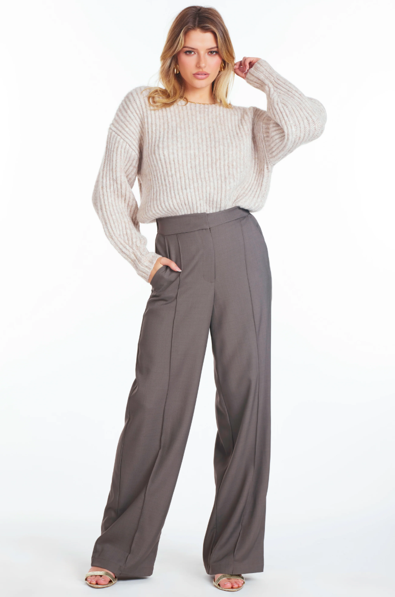 Harland Dress Pant-Taupe