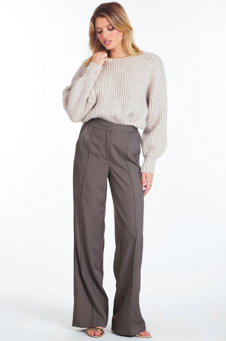 Harland Dress Pant-Taupe