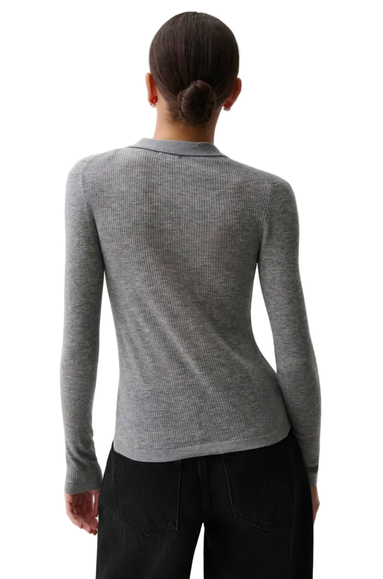 Korey Featherweight Cardigan-Grey