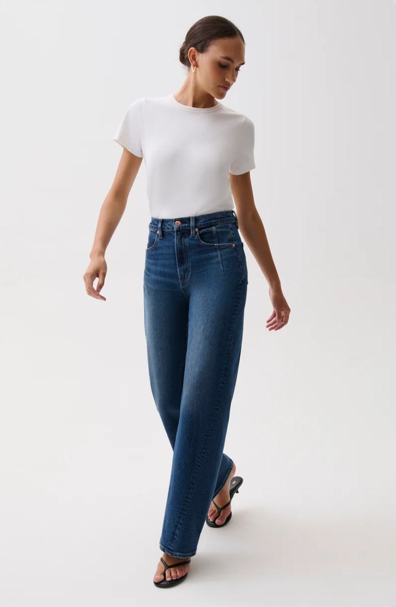 Kyra Bowed Ankle Wide Leg-Inkwell