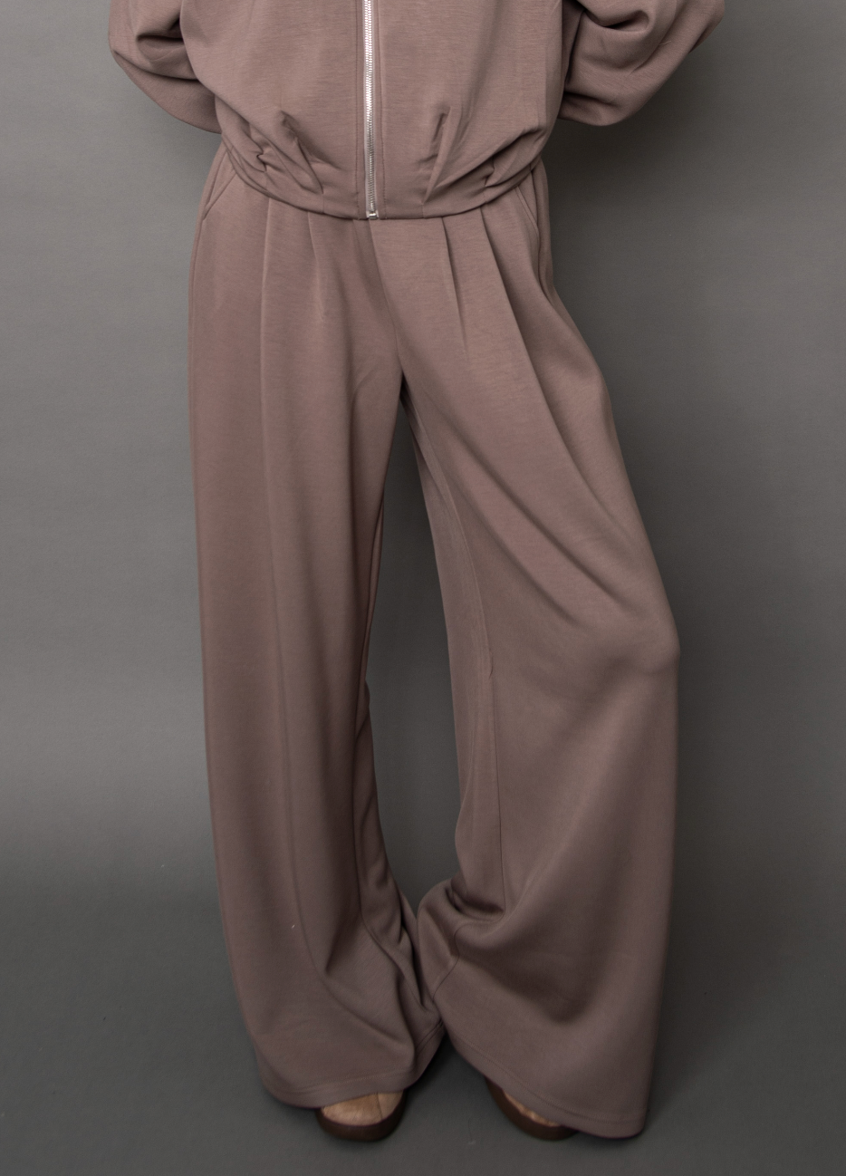 Pascal Pull On Pants-Brown