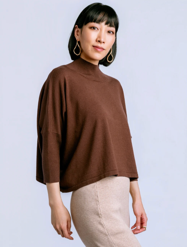Aja Ortho Sweater-Licorice Root
