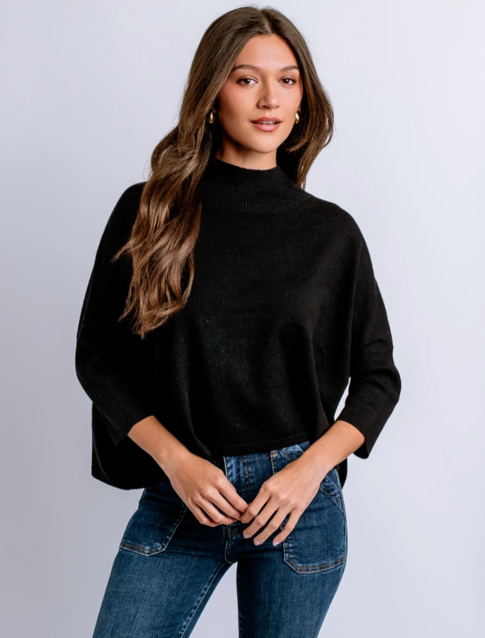Aja Ortho Sweater-Black