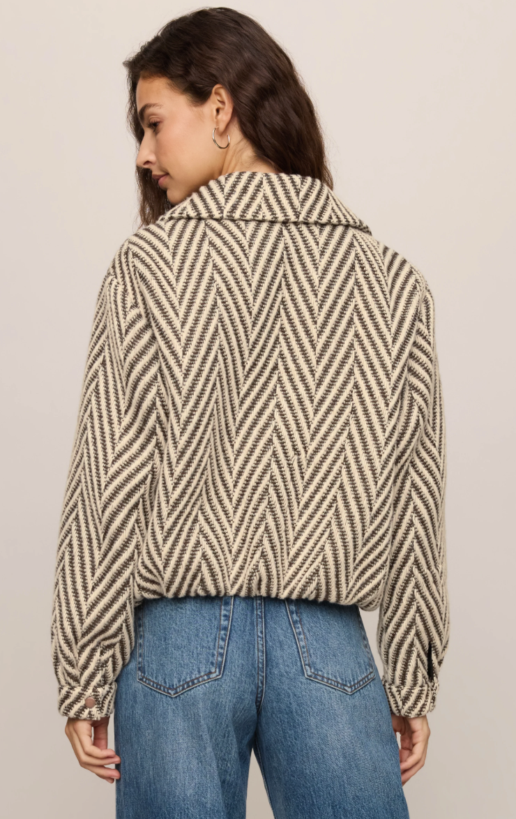 Dunaway Bubble Jacket-Chocolate