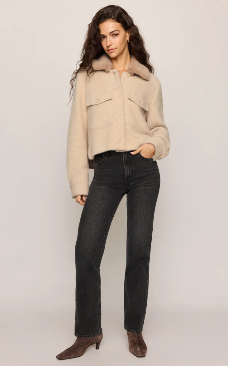 Peyton Jacket-Soft Ecru