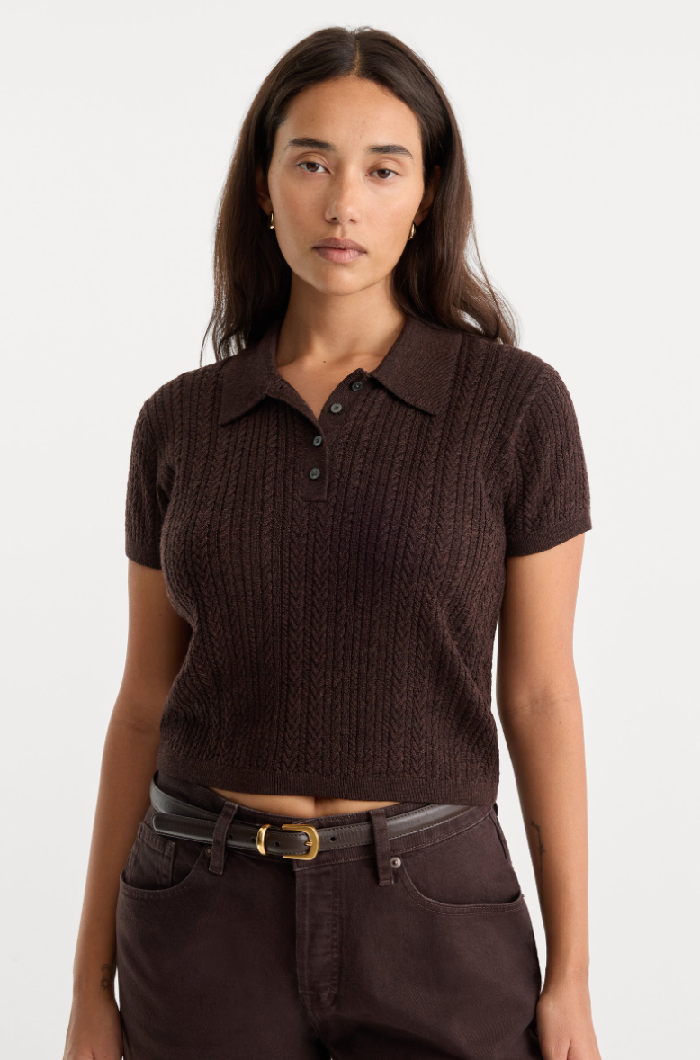 Micro Cable Polo-Espresso