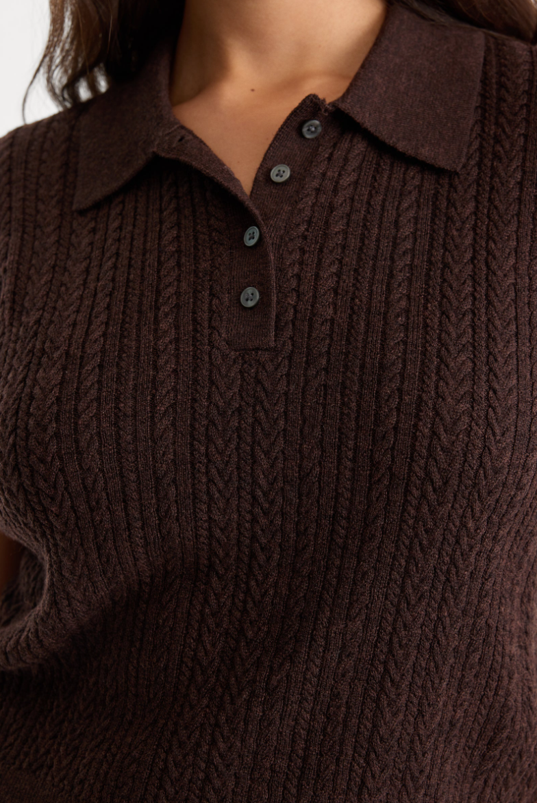 Micro Cable Polo-Espresso