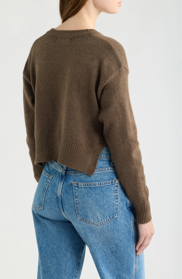 Teide Cardigan-Mocha