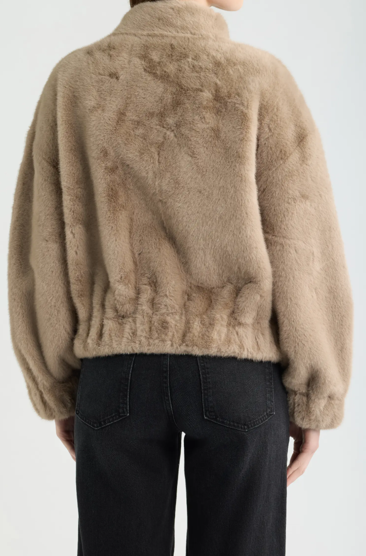 Badet Faux Fur Jacket-Mink
