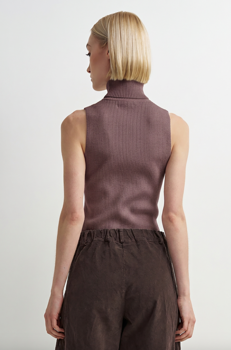 Wilco Sleeveless Top-Brown