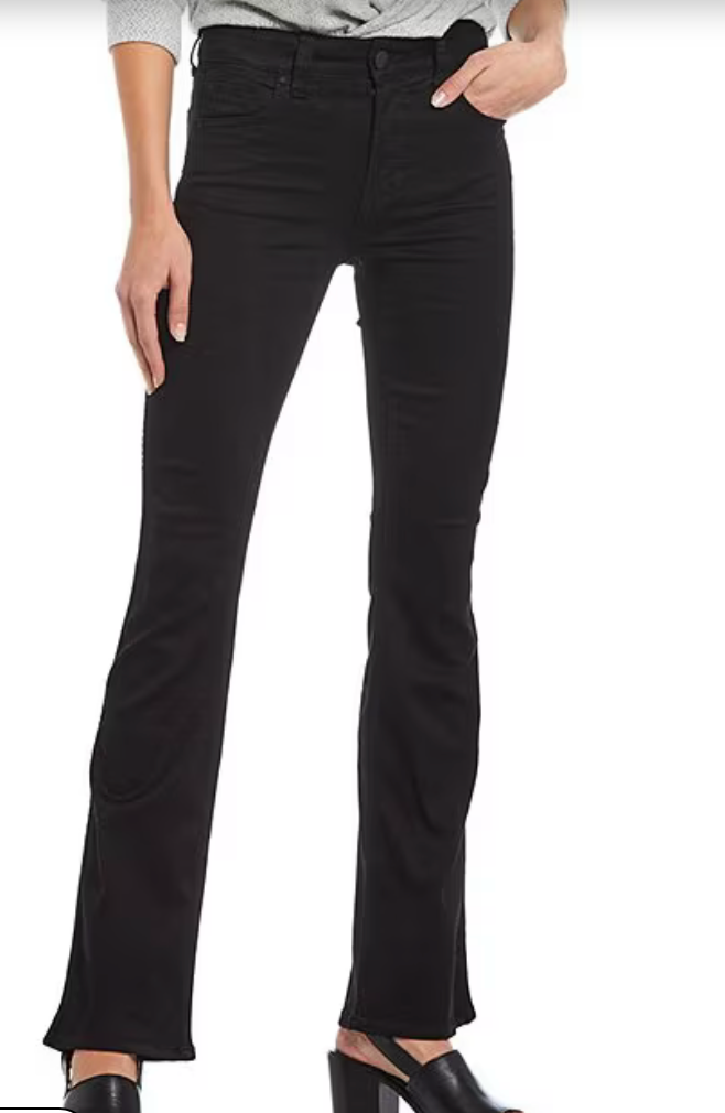 Natalie High Rise Bootcut-Black