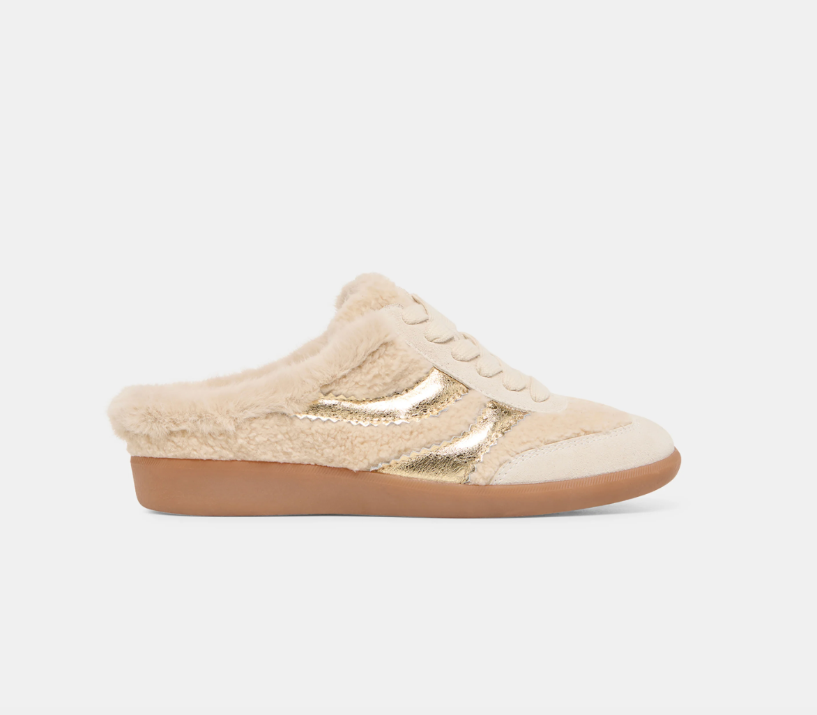 Merit Plush Slide-Natural Multi