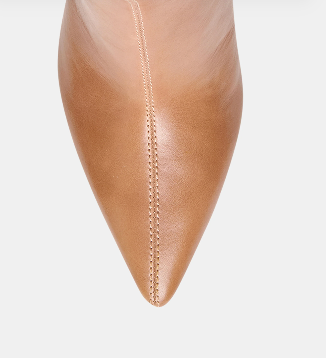 Cruz Booties-Tan Leather