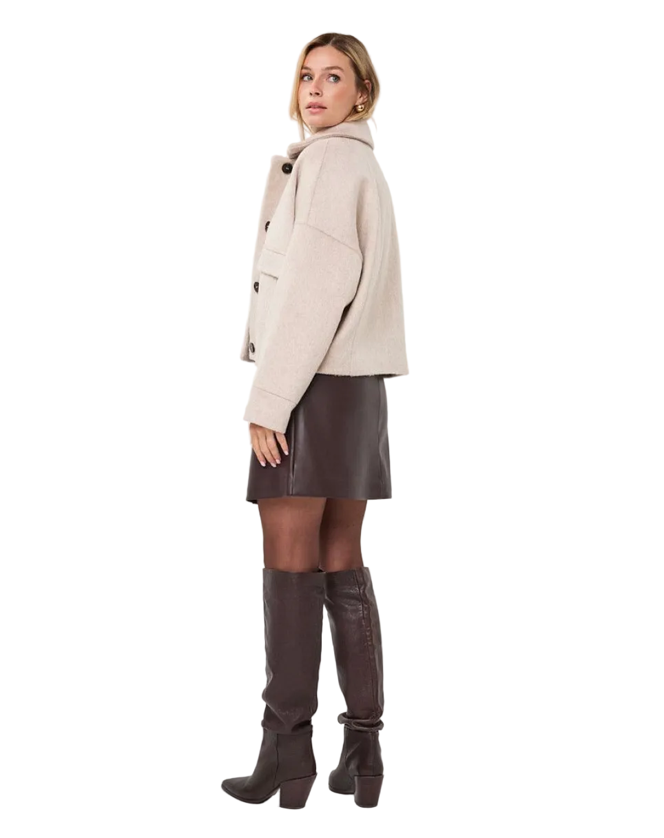 Short Coat-Biscuit