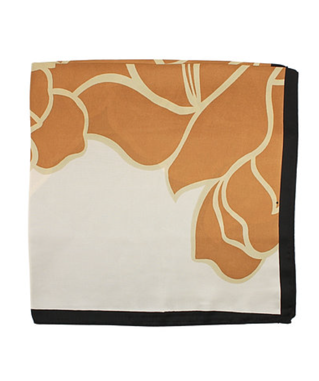 Brown Printed Scarf