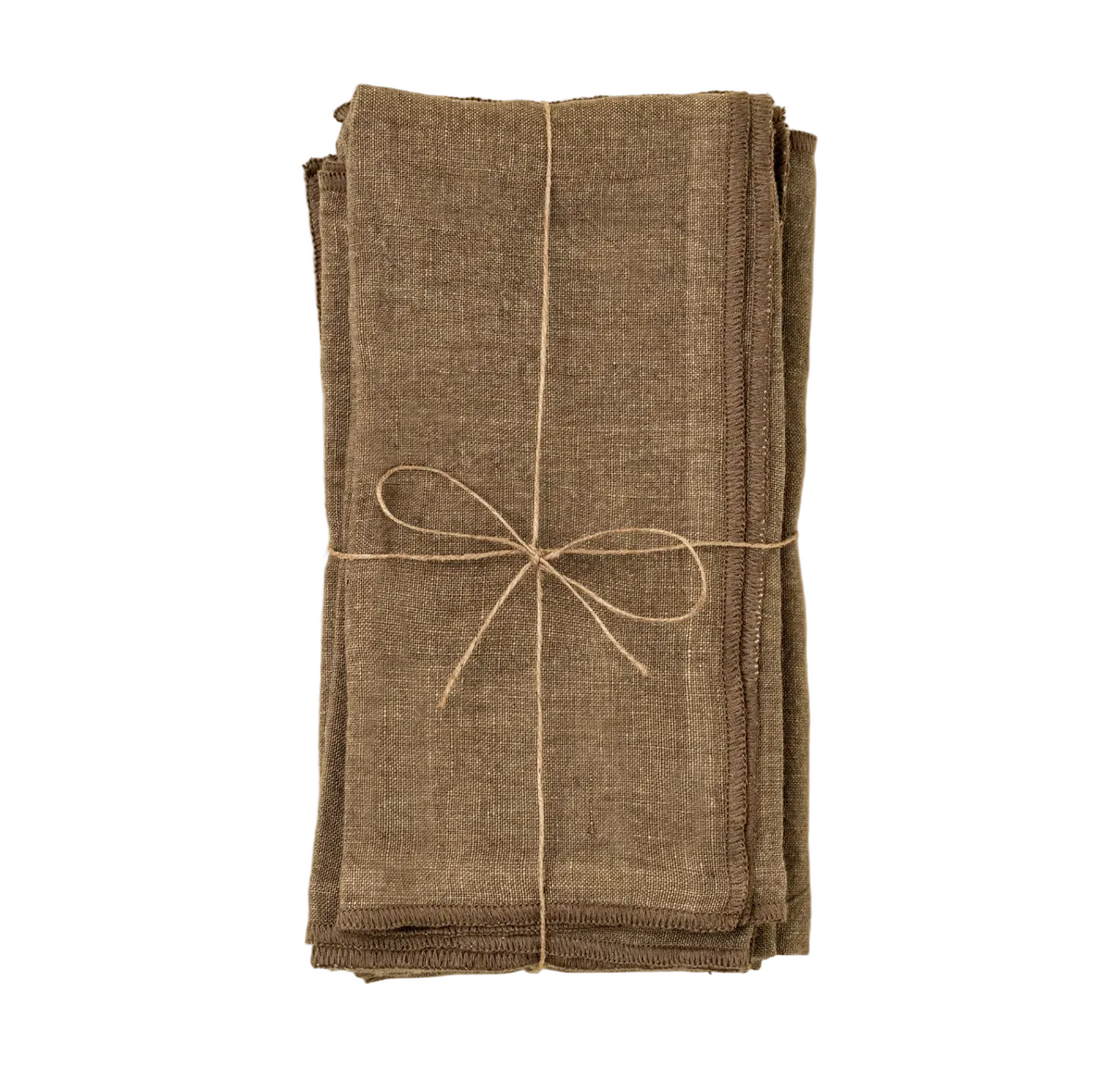 Stonewashed Linen Napkins -Fawn (Set of 4)