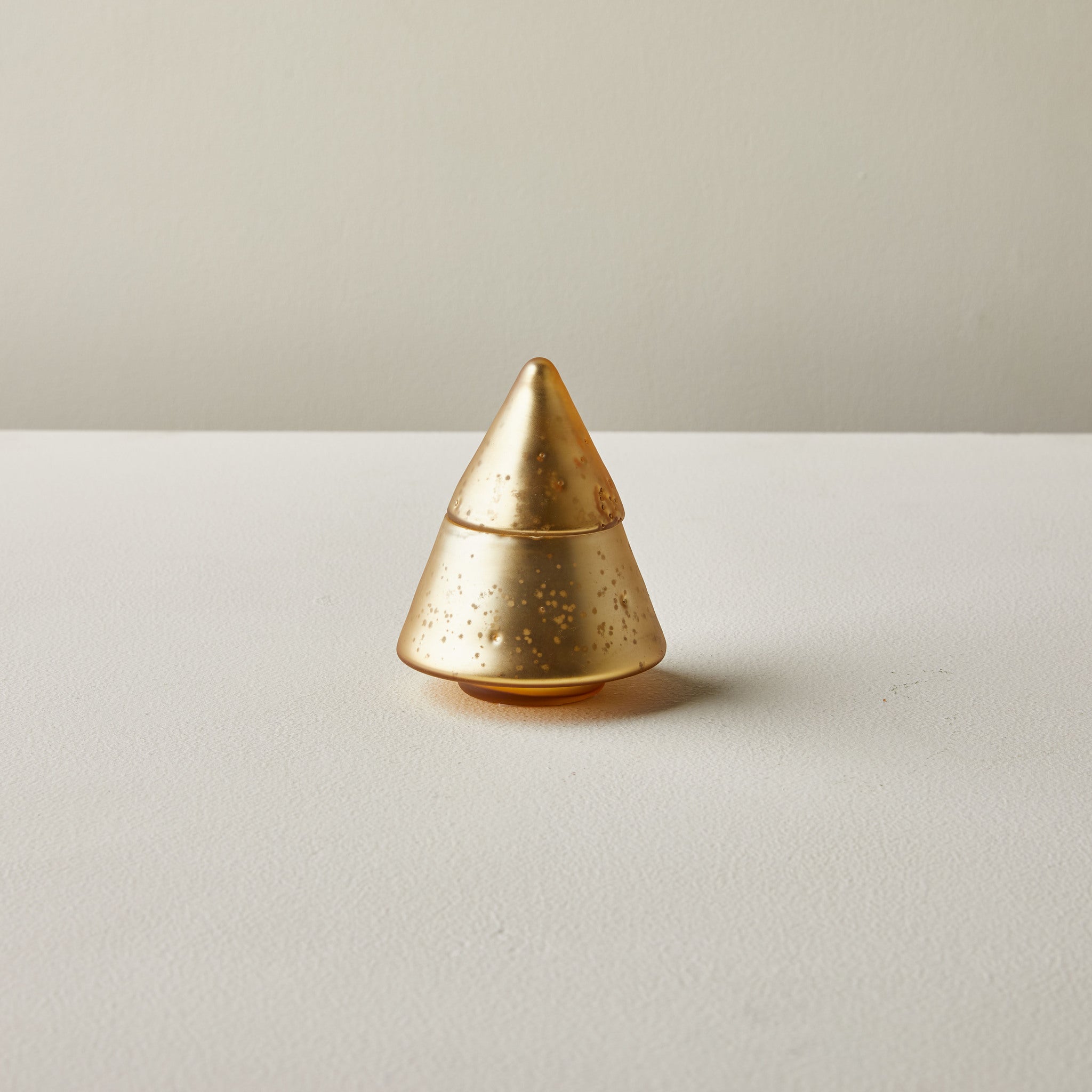Small Gold Decorative Tree w/ Lid