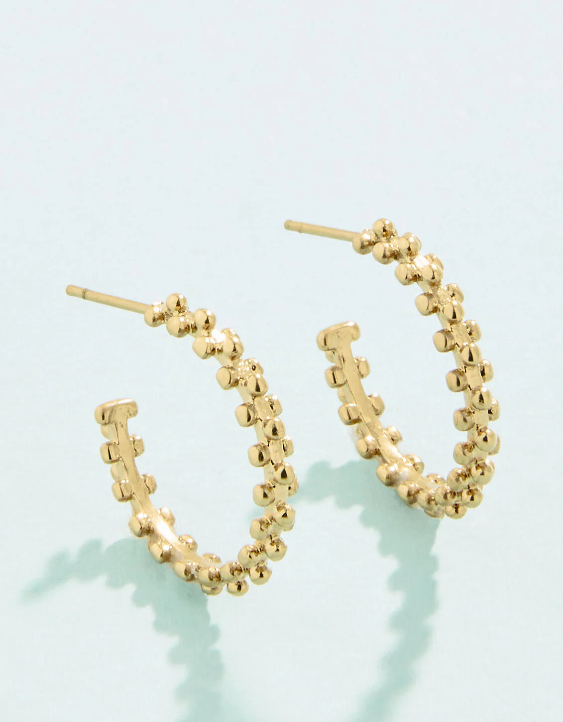 Telfair Hoop Earrings-Gold