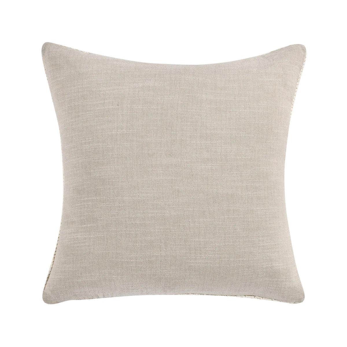 22x22 Ivory Herringbone Knit Pillow