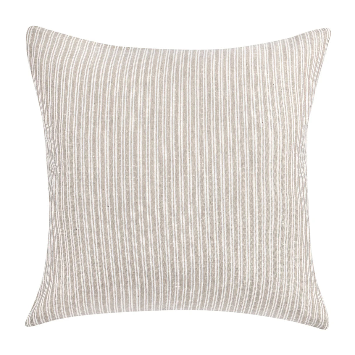22x22 Refined Striped Natural/Ivory Pillow