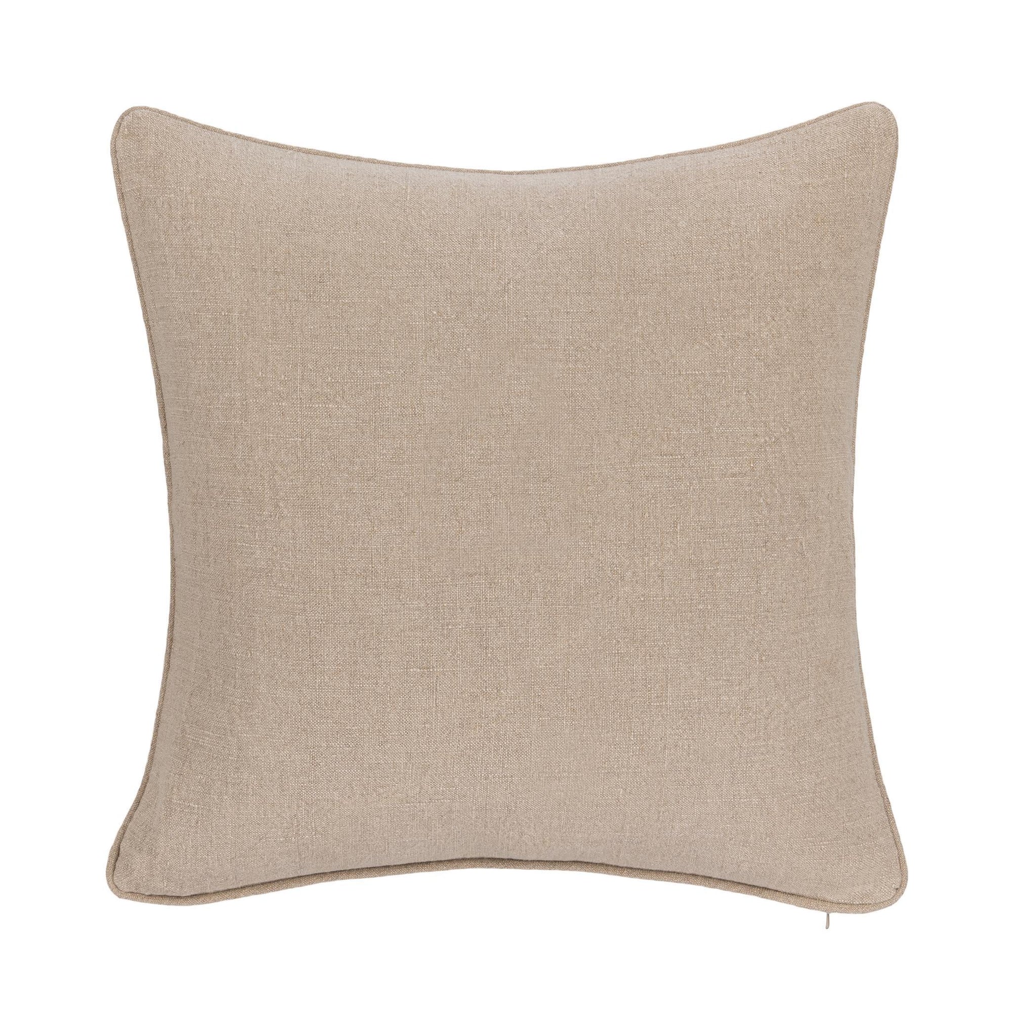 22x22 Bedford Natural Linen Pillow