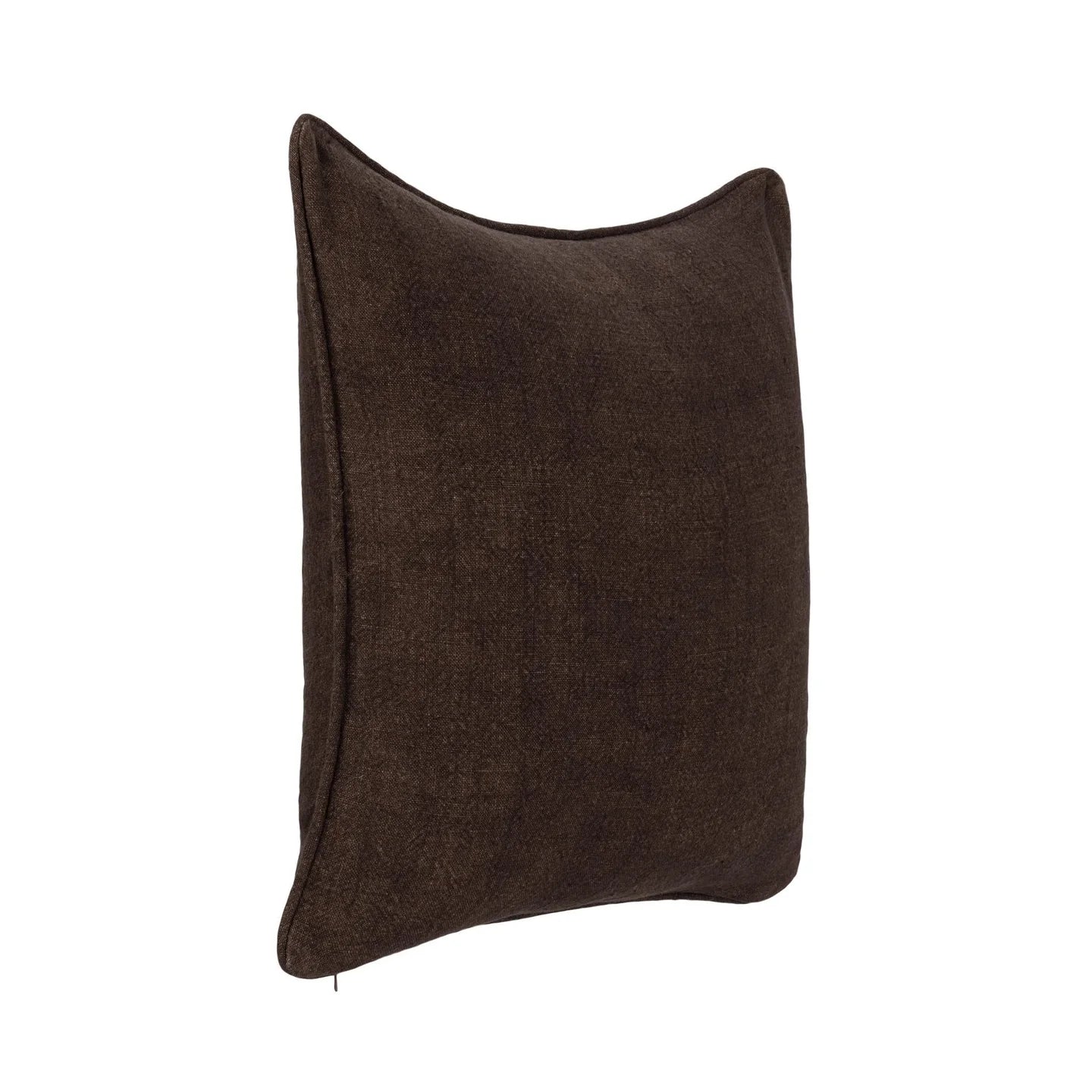 22x22 Bedford Linen Pillow-Ganache
