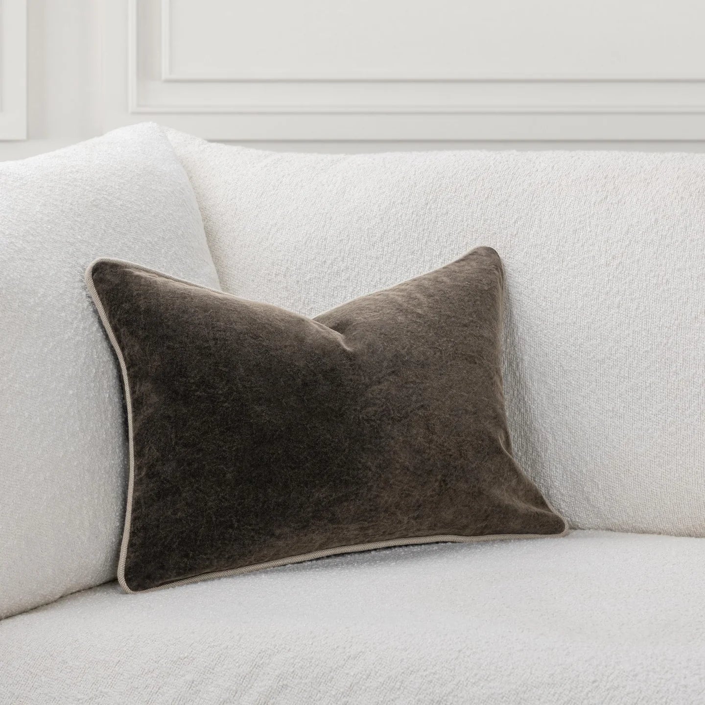 14x20 Velvet Pillow-Dark Clove