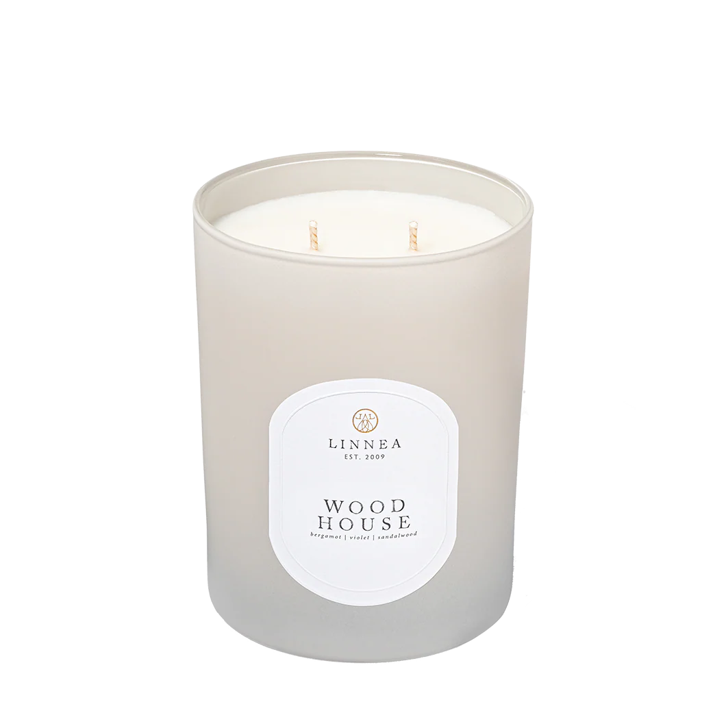 Linnea Wood House Candle